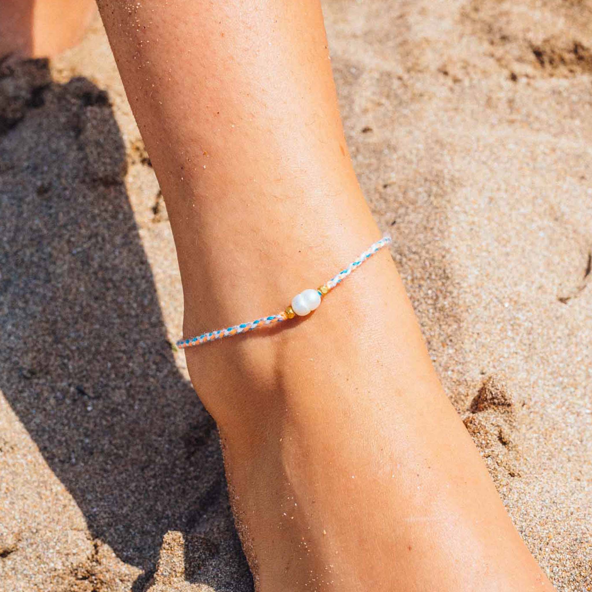 Bora Freshwater Pearl Surf Anklet