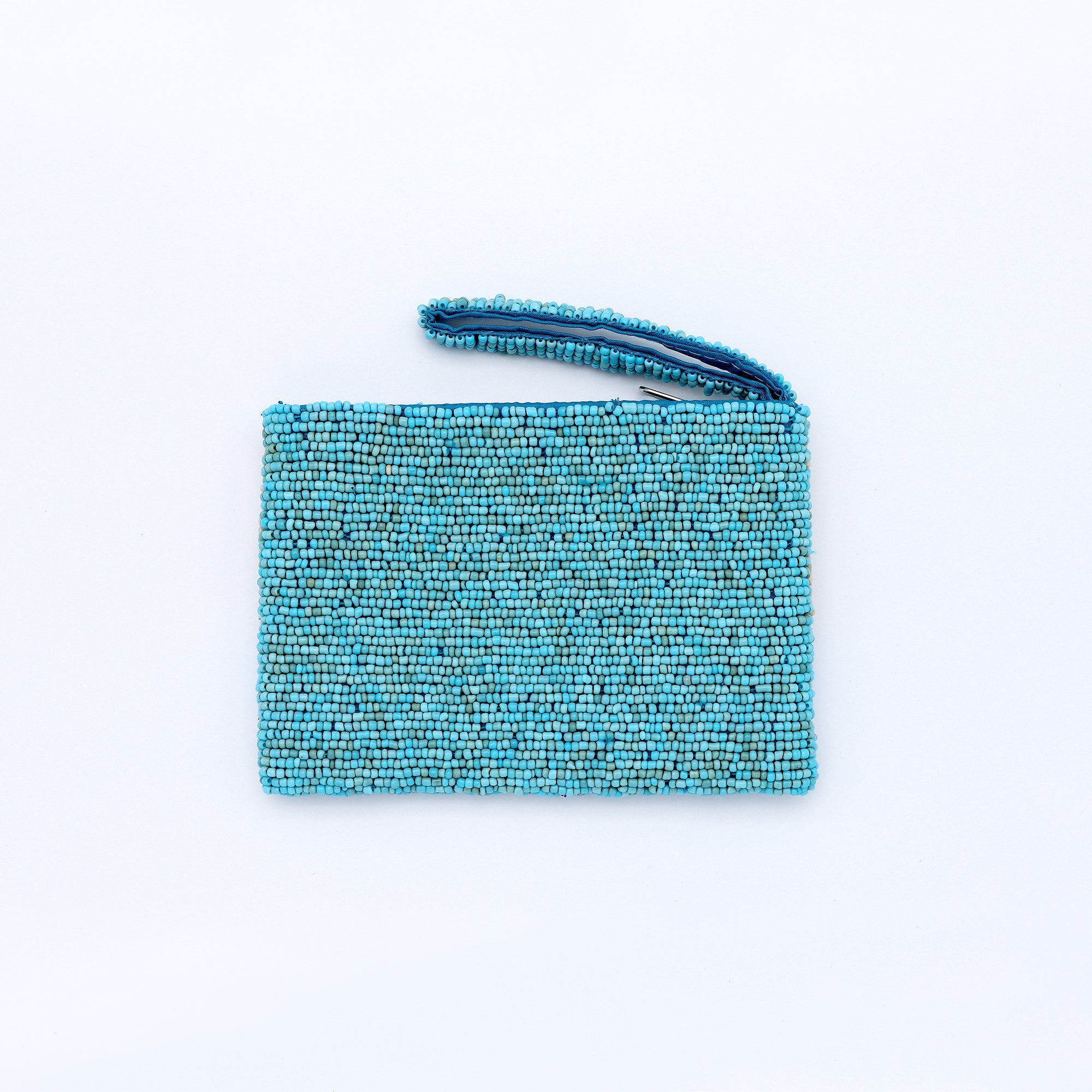 Small Sunrise Beaded Pouch Pineapple Island