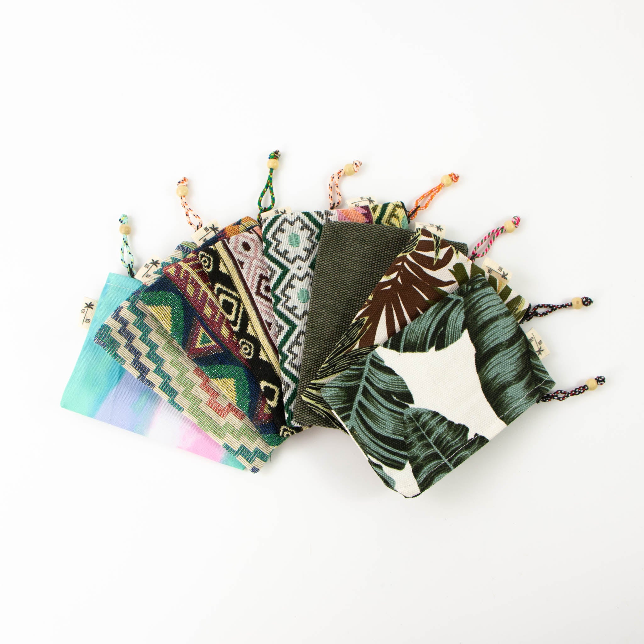 Mystery Fabric Off-Cut Pouch - Pineapple Island