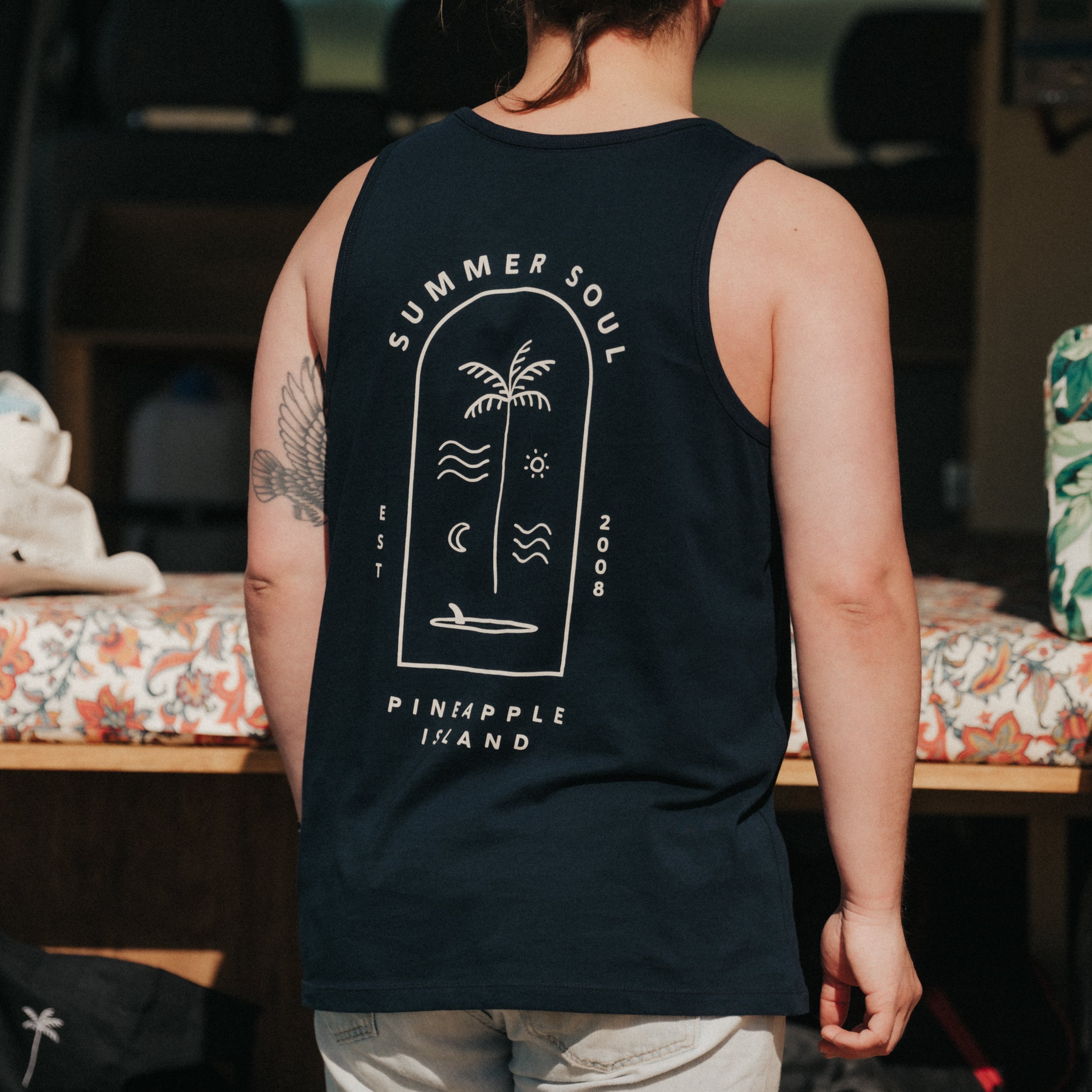 Summer Soul Tank Top - Pineapple Island