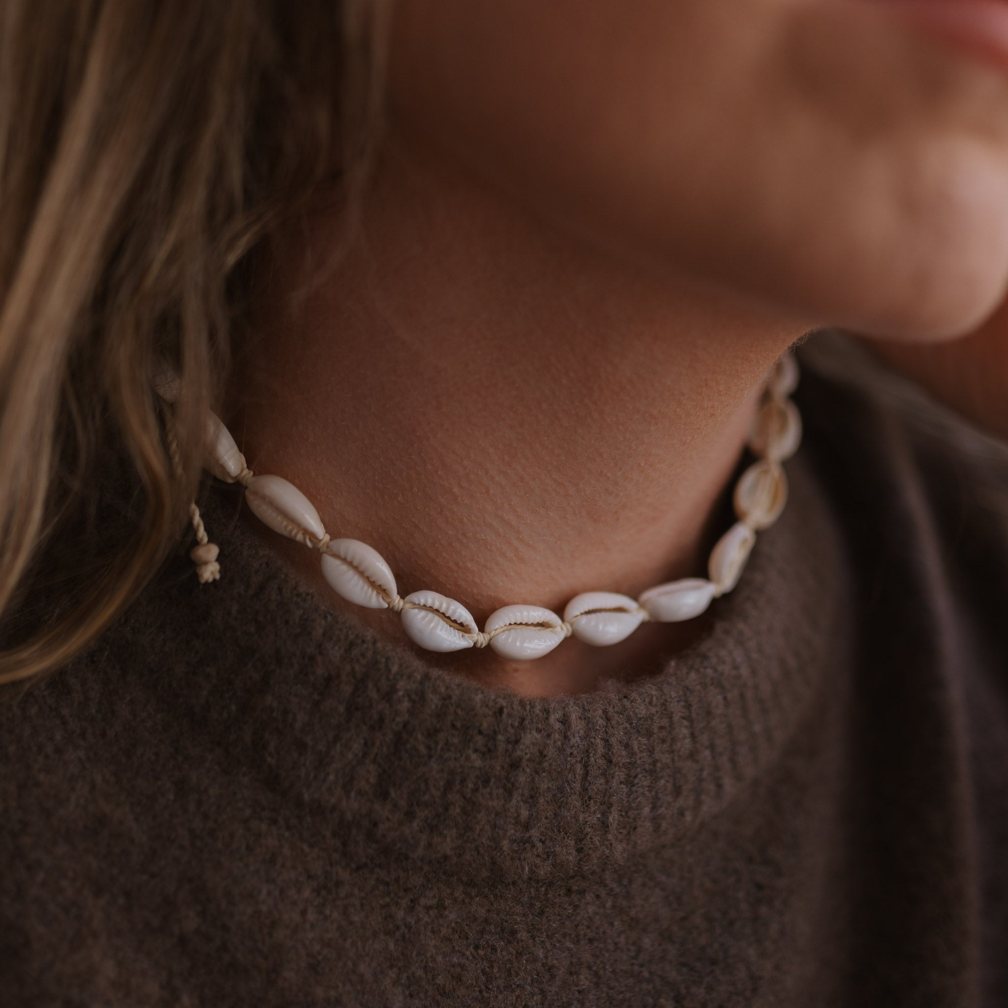 Livadi Cowrie Shell Choker Necklace - Pineapple Island