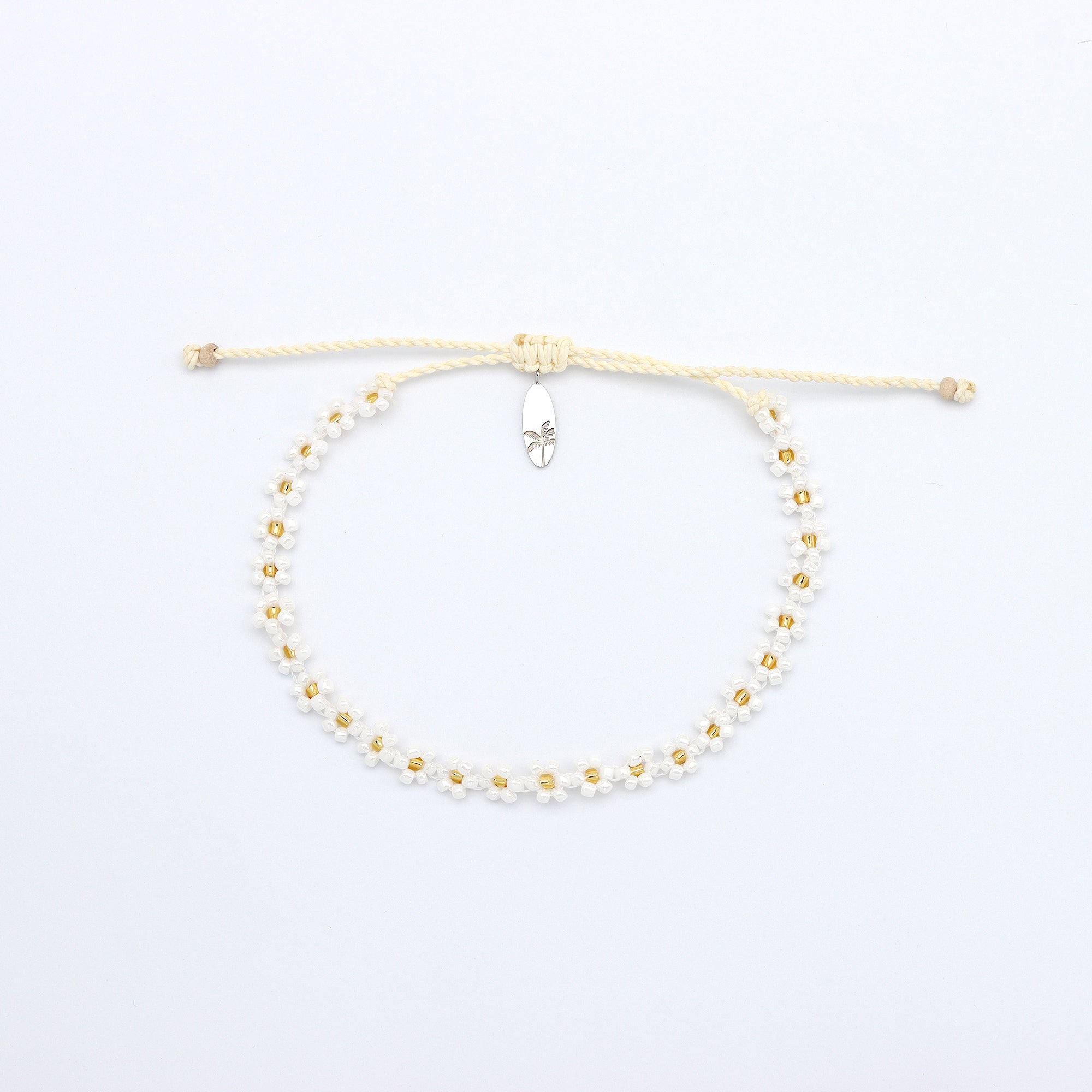 Kelopak Daisy Chain Beaded Bracelet - Pineapple Island