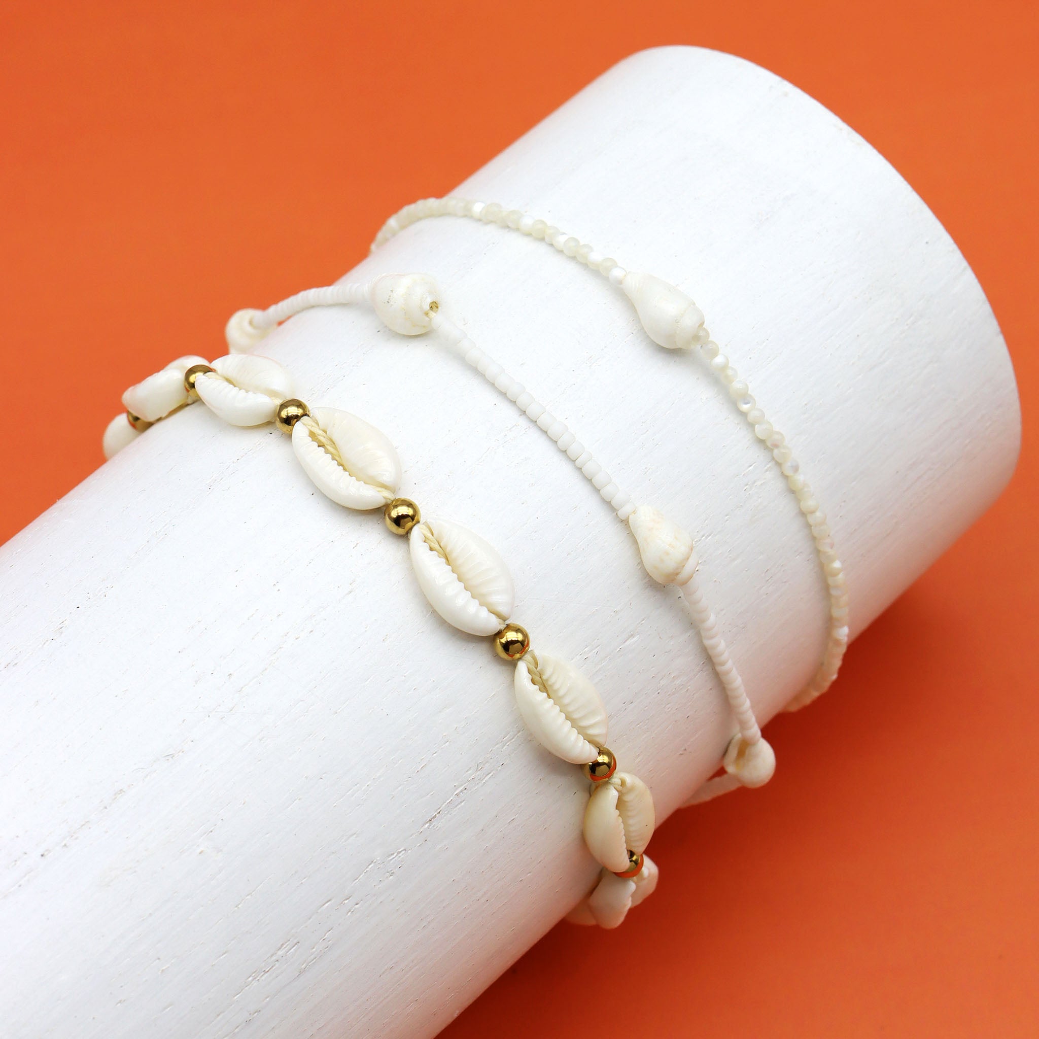 Giada Rahayu Shell Beaded Bracelet - Pineapple Island