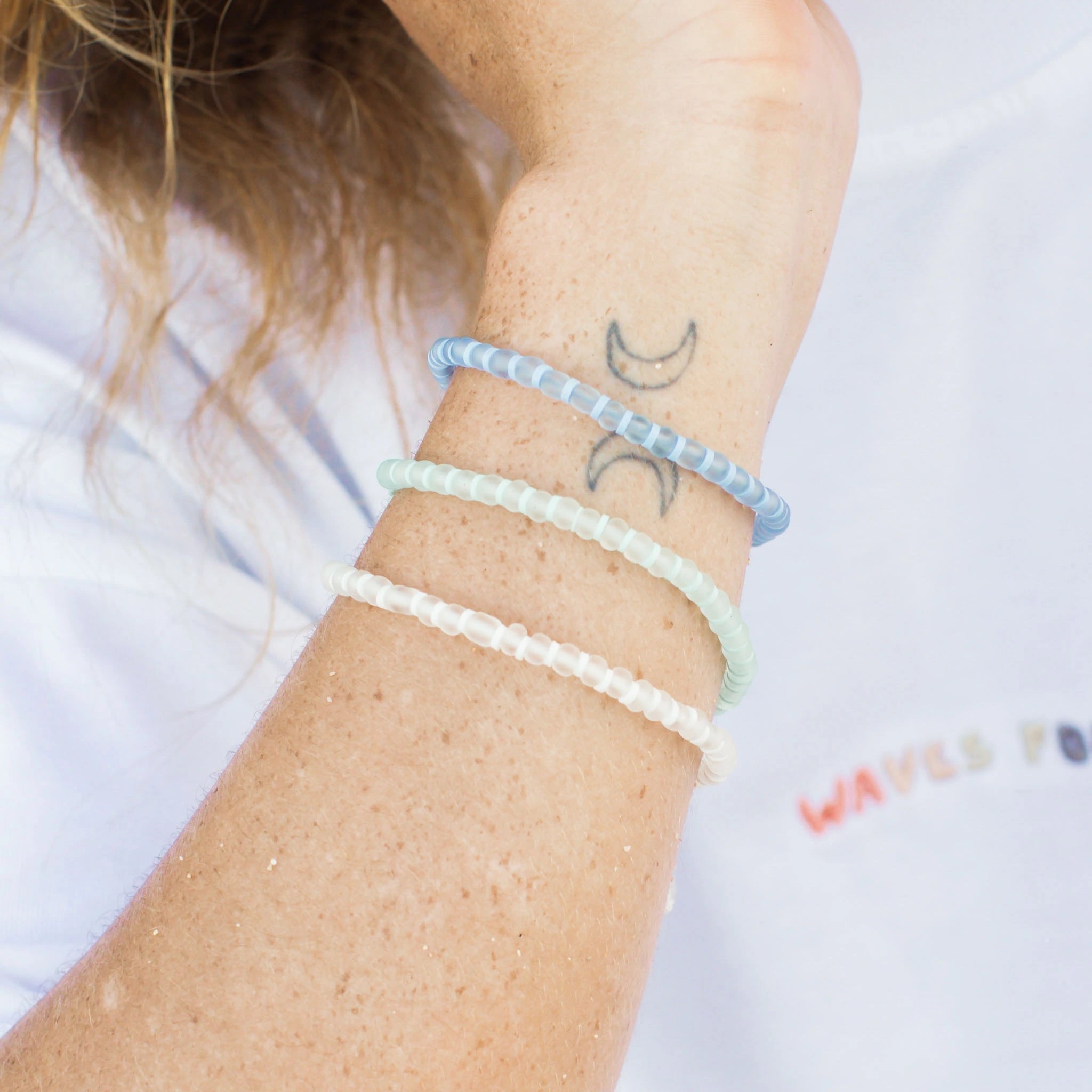 Marley Glass Bead Bracelet - Pineapple Island