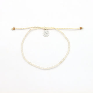 Ka'anapali Frosted Glass Beaded Bracelet - Pineapple Island