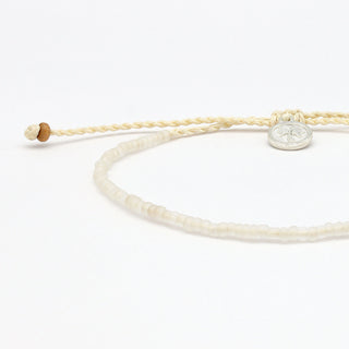 Ka'anapali Frosted Glass Beaded Bracelet - Pineapple Island
