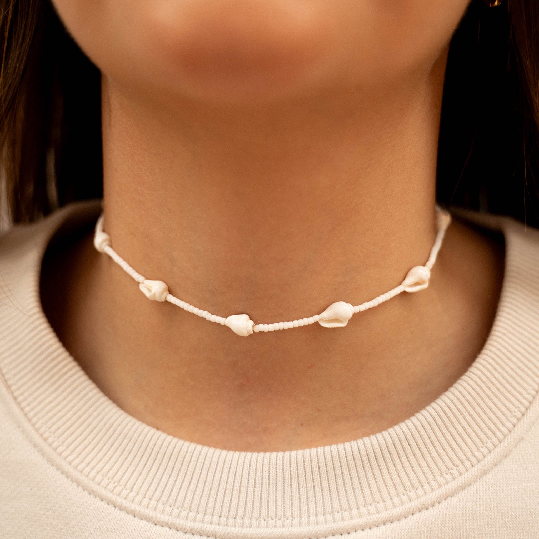 Giada Rahayu Shell Beaded Necklace - Pineapple Island