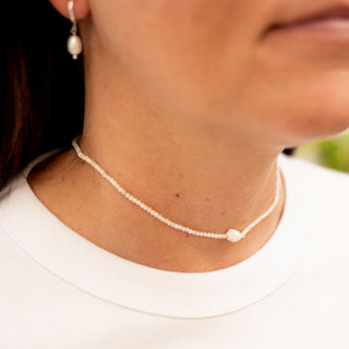 Giada Melati Shell Beaded Necklace - Pineapple Island