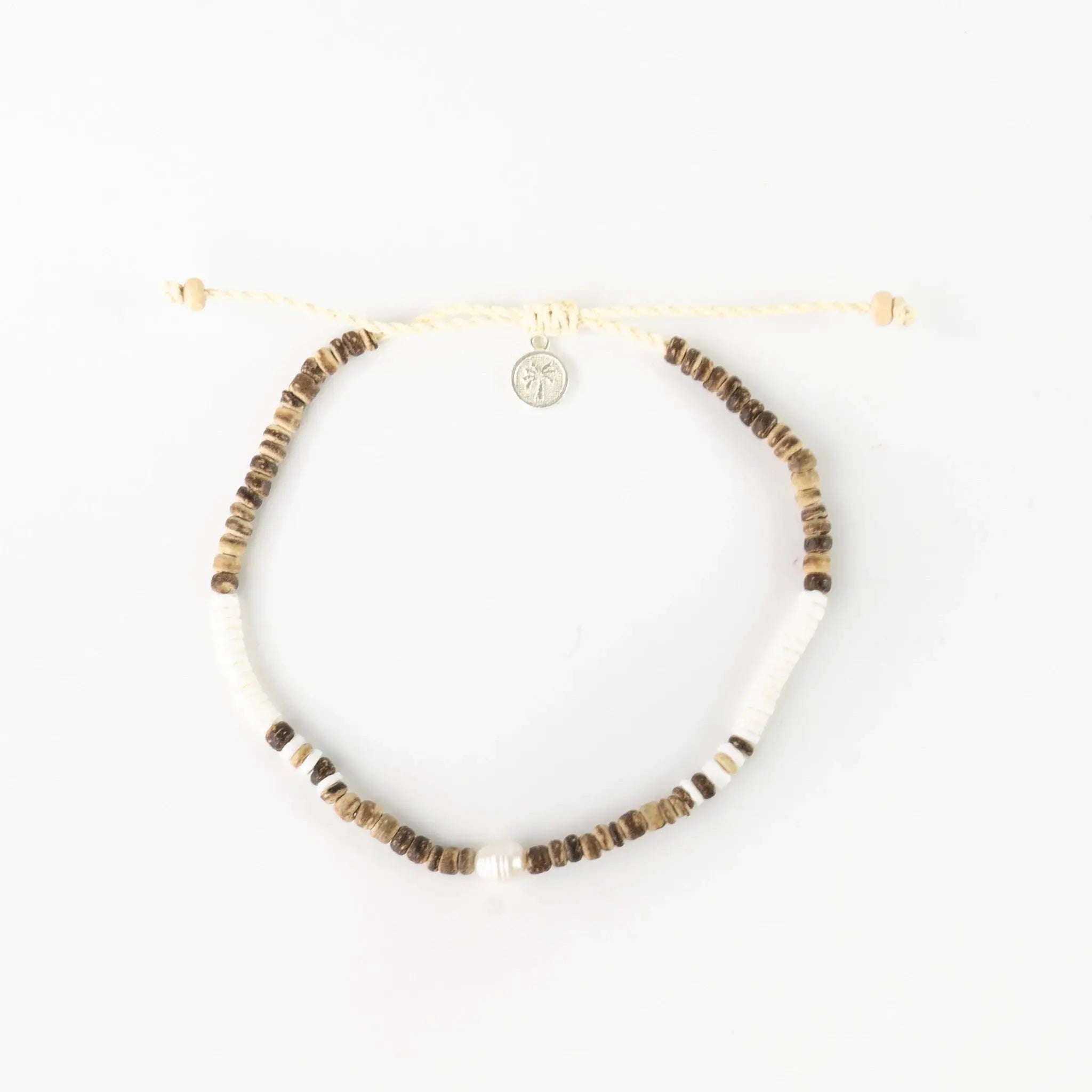 Kauai Puka Shell & Pearl Anklet - Pineapple Island
