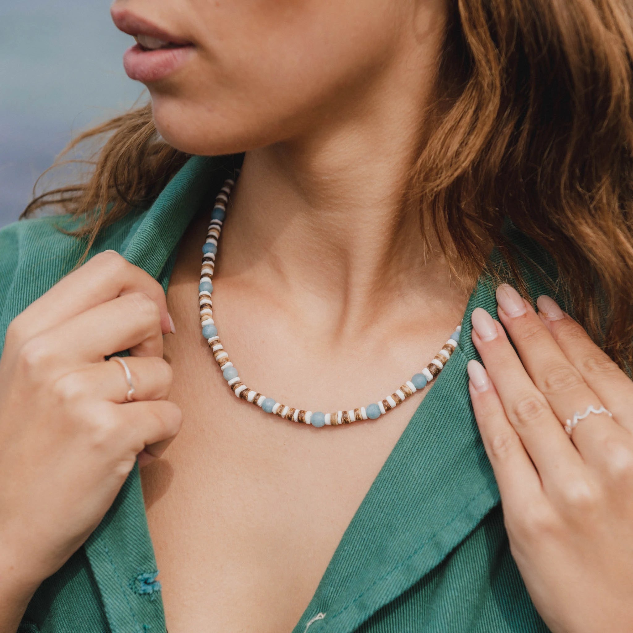 Manta Point Surfer Necklace - Pineapple Island