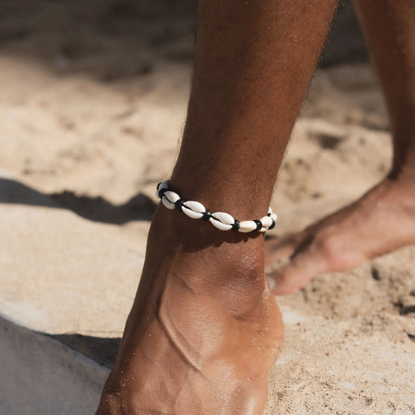 Hyams Cowrie Shell Anklet - Pineapple Island
