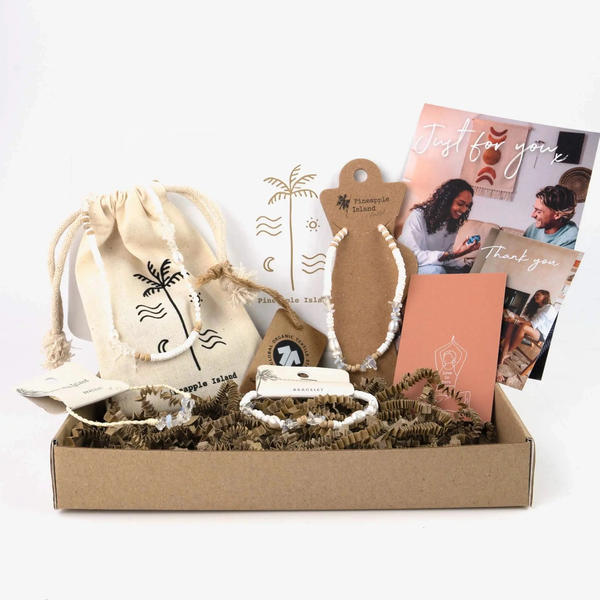 Love is Here Letterbox Gift Set - Moonstone - Pineapple Island