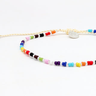 Just Like Us Pride Bangga Beaded Anklet - Pineapple Island