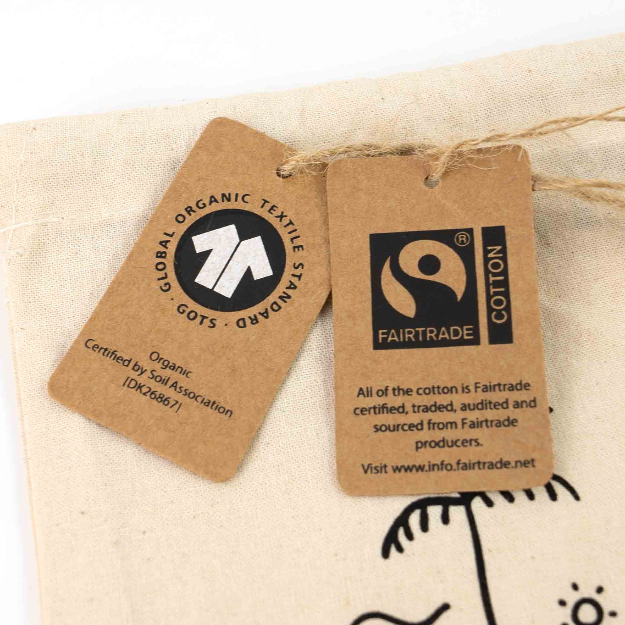 Medium Organic Cotton Gift Bag (fits 5+ Products) - Pineapple Island