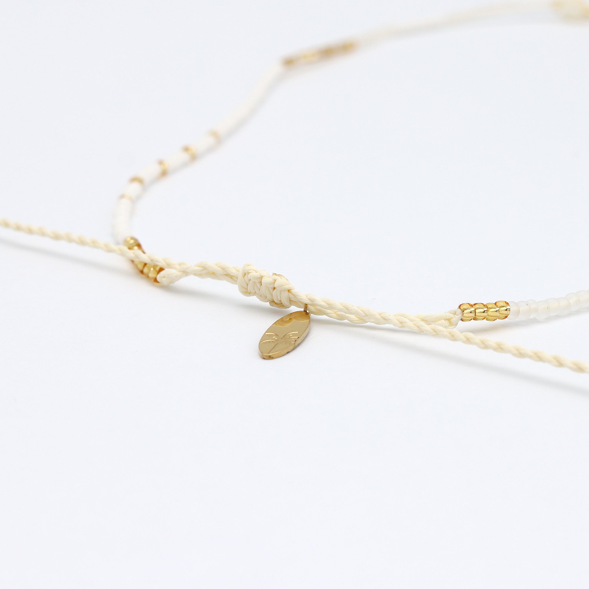 Pasir Mother of Pearl Beaded Necklace Pineapple Island