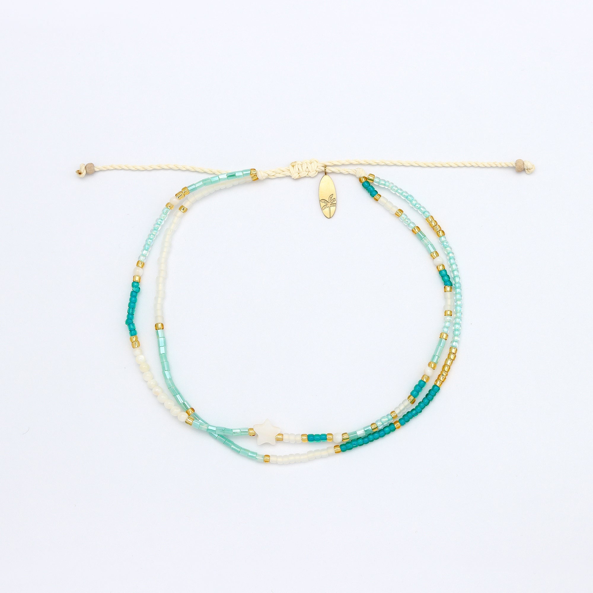 Bintang Laut Beaded Anklet Pineapple Island