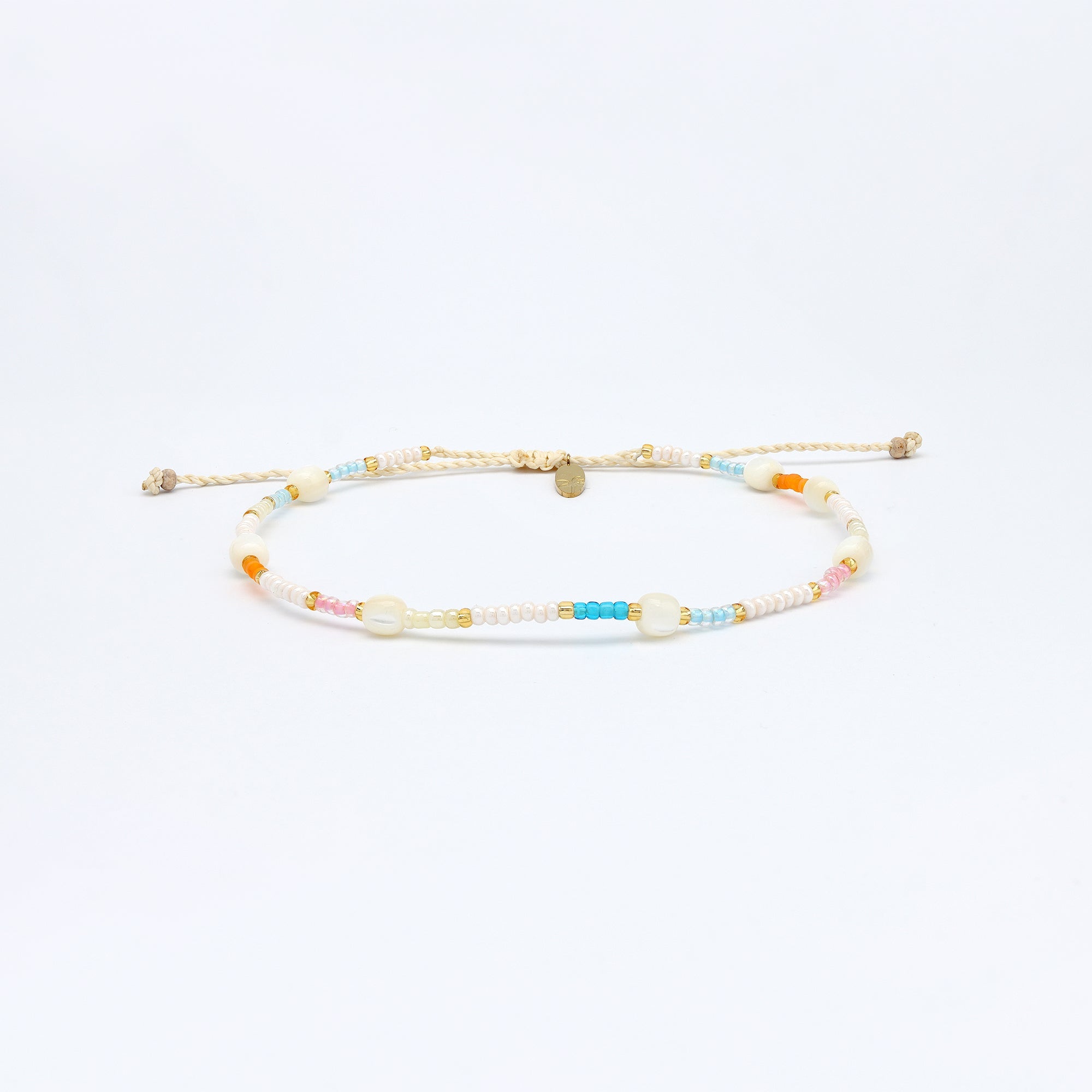 Horison Light Beaded Anklet Pineapple Island