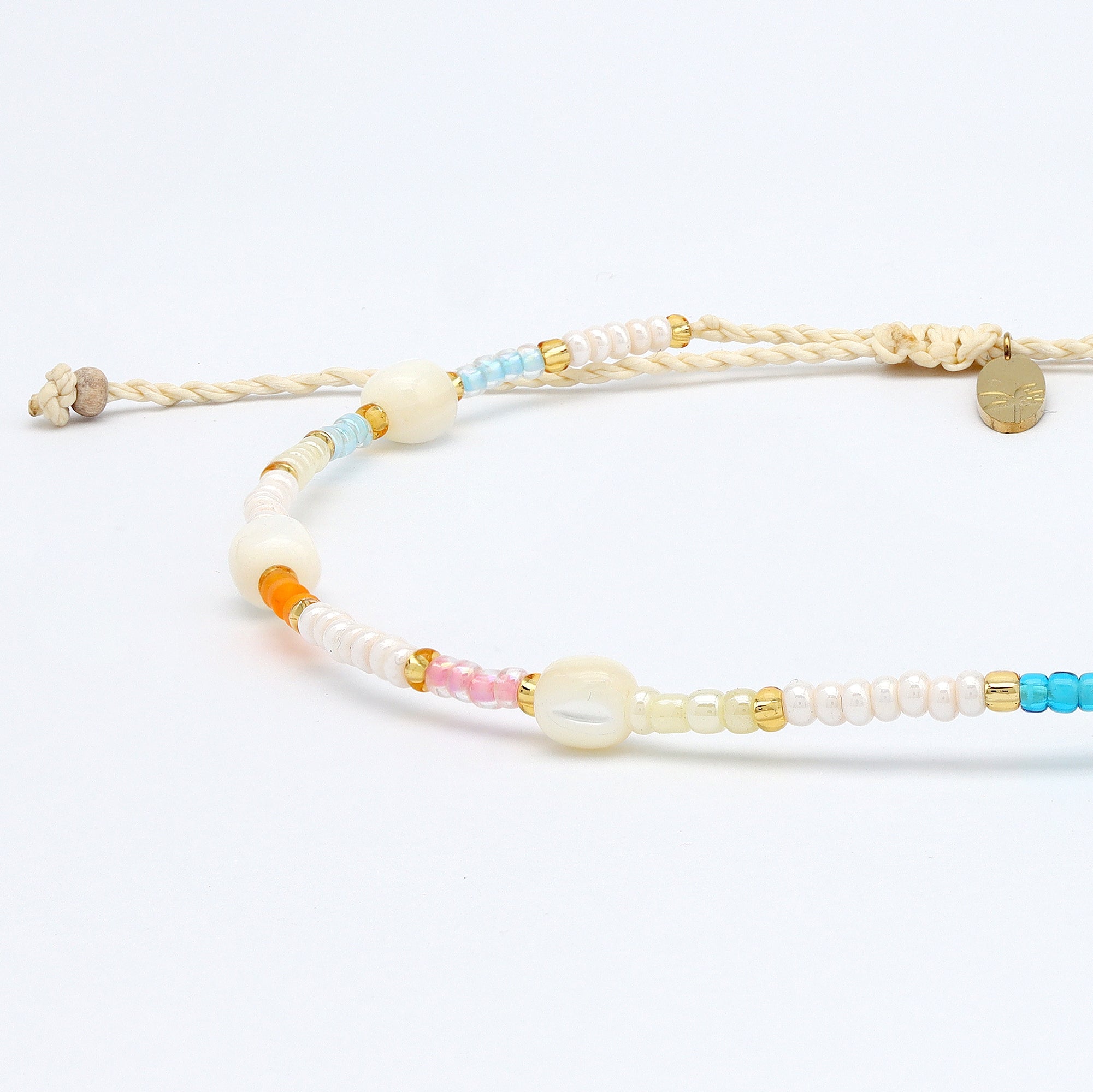 Horison Light Beaded Anklet Pineapple Island