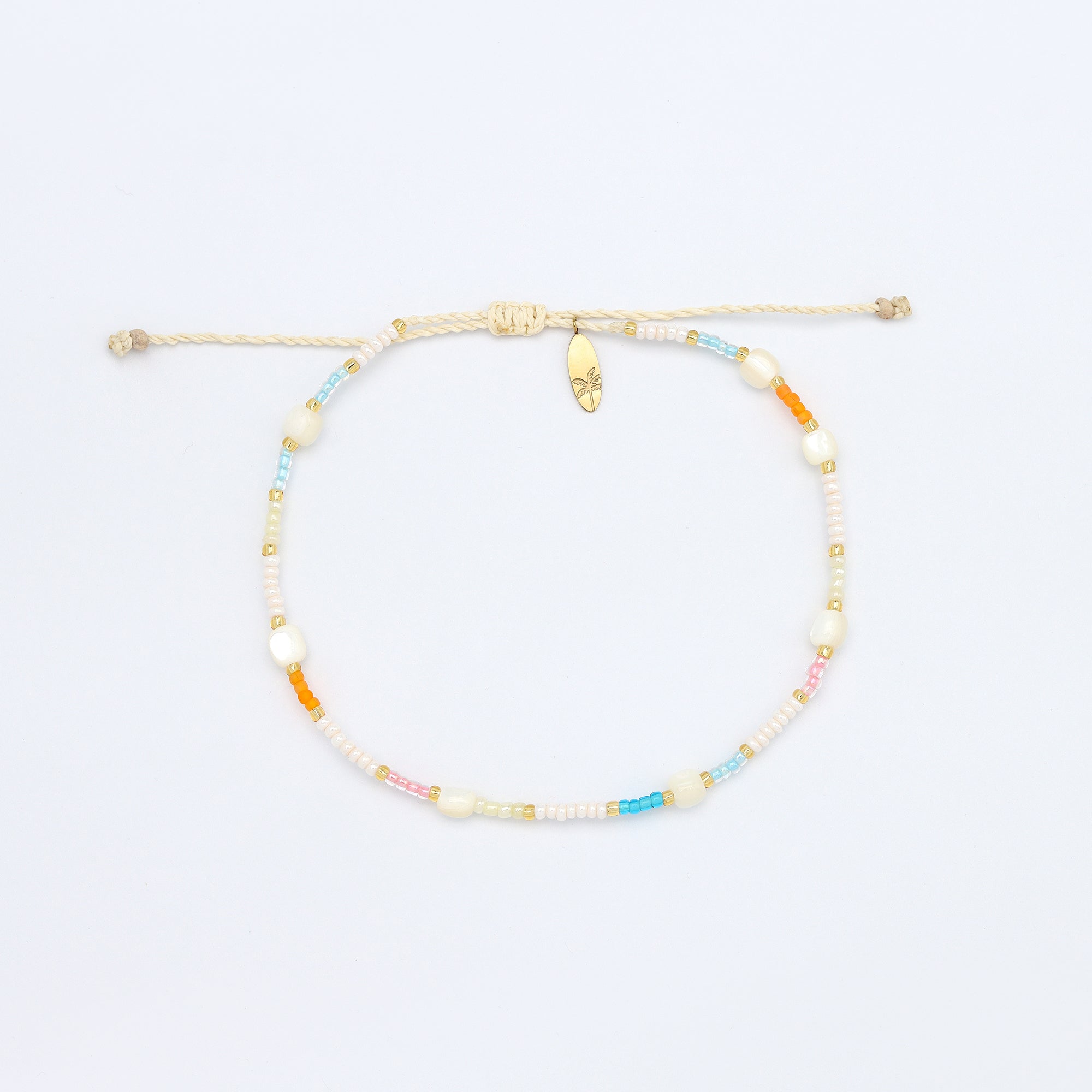 Horison Light Beaded Anklet Pineapple Island
