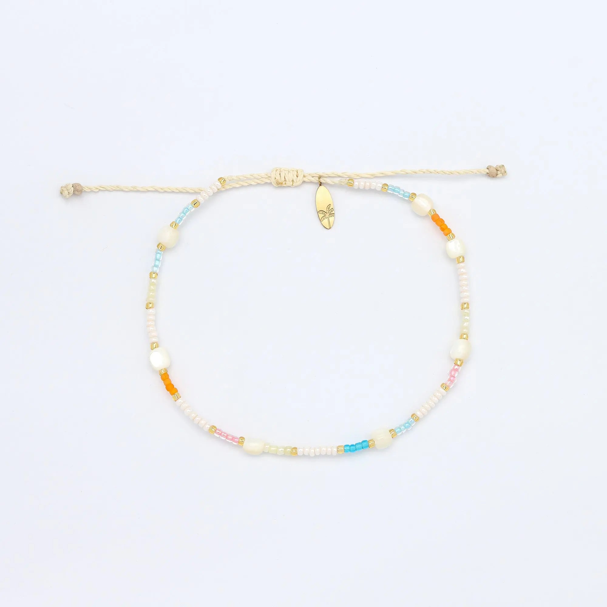 Horison Light Beaded Anklet Pineapple Island