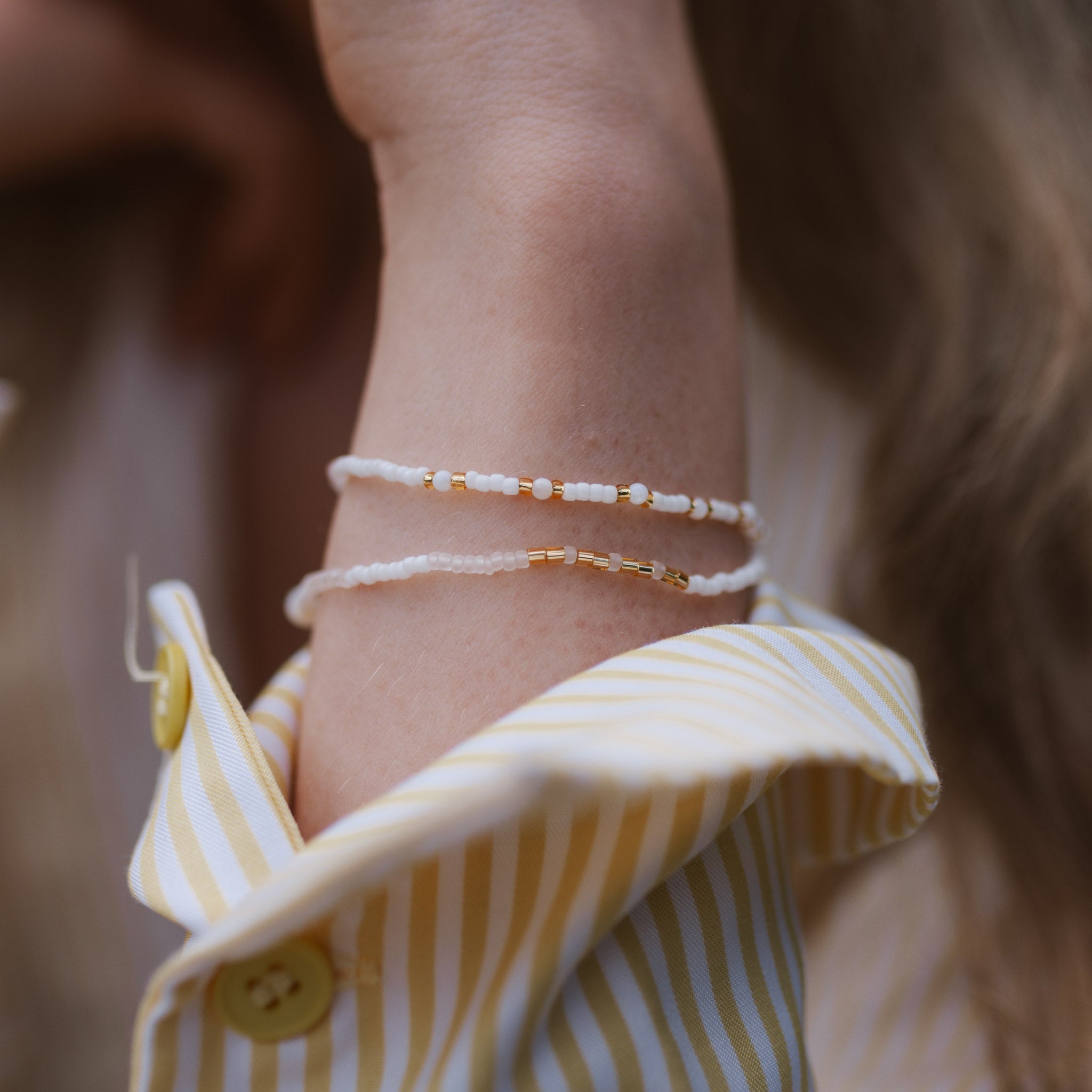 Pasir Mother of Pearl Beaded Bracelet