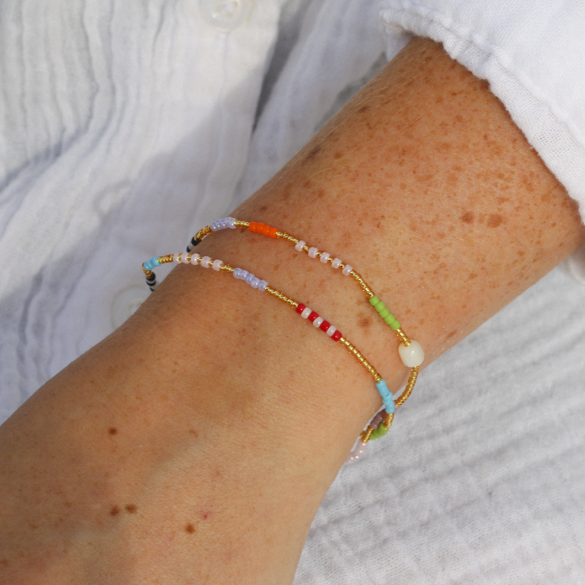Berpesta Colourful Beaded Bracelet Pineapple Island