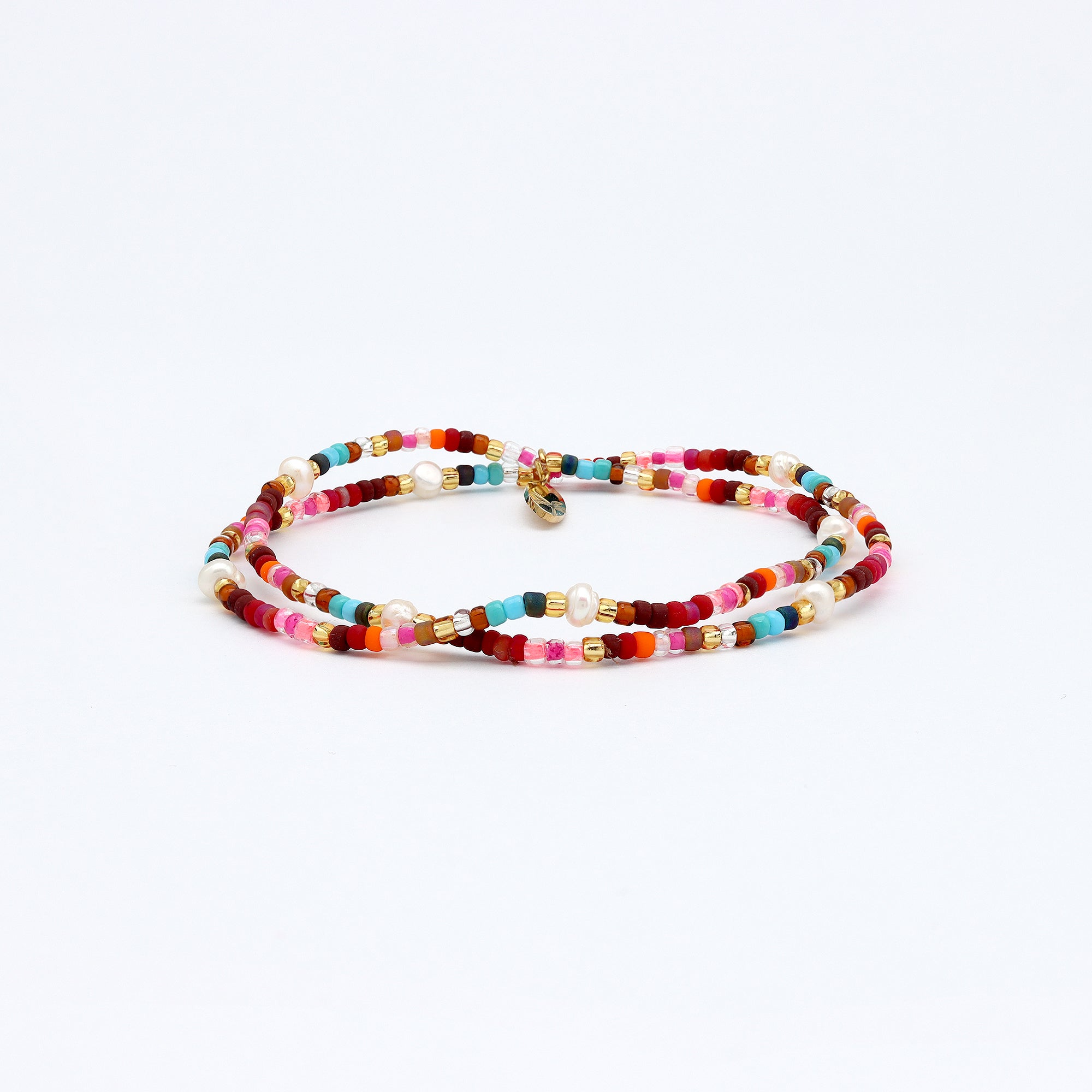 Merah Dainty Beaded Bracelet - Pineapple Island