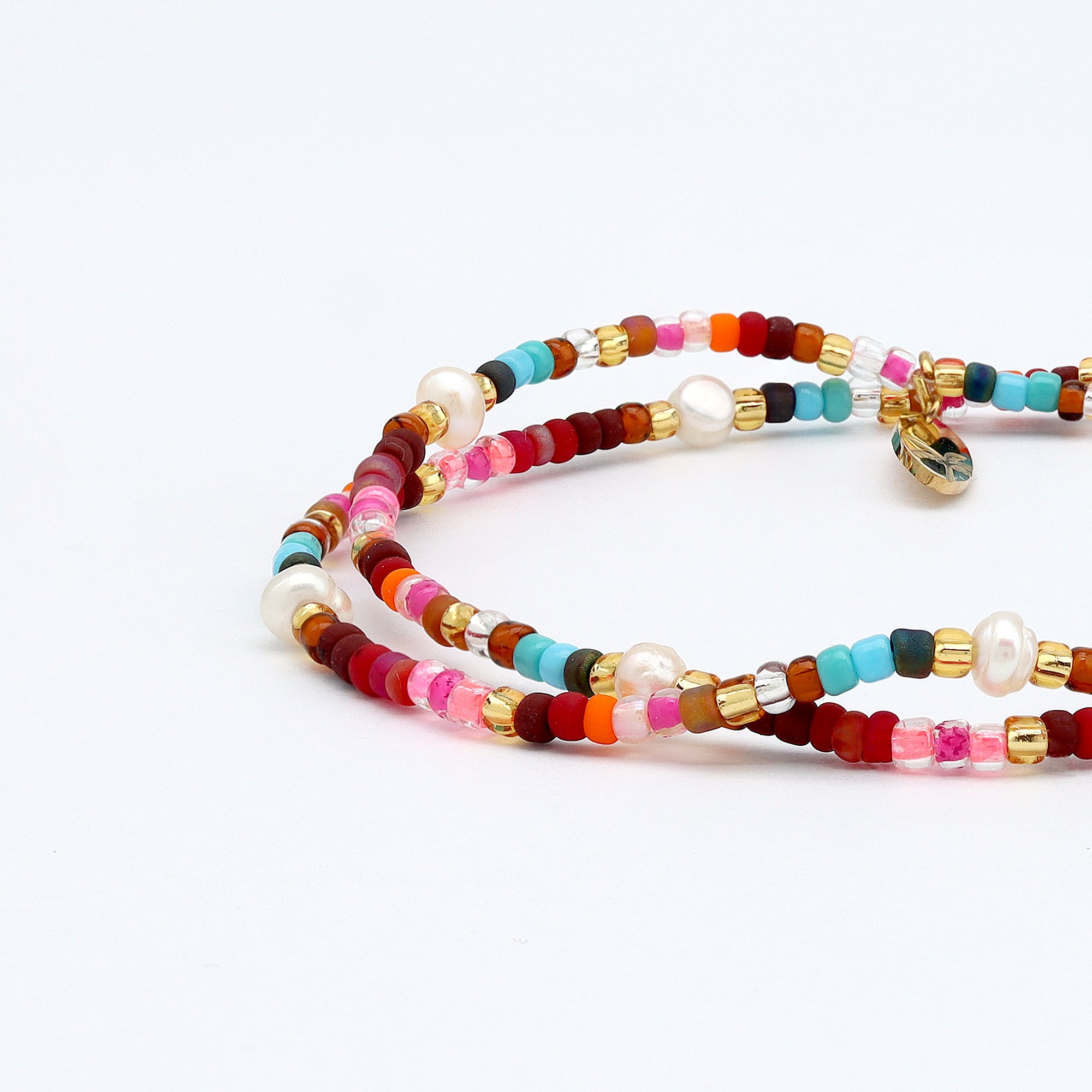 Merah Dainty Beaded Bracelet - Pineapple Island