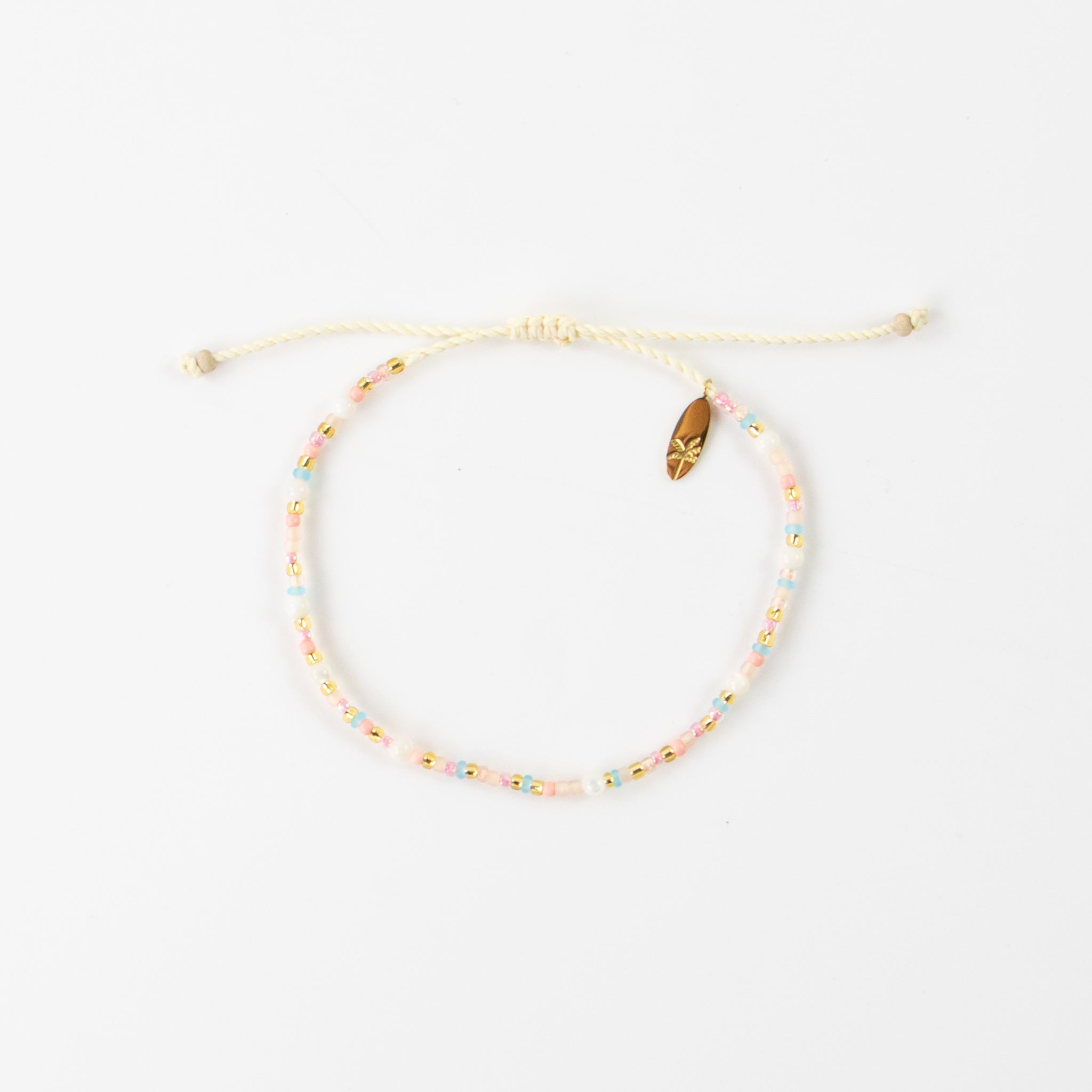 Surya Golden Beaded Bracelet Pineapple Island