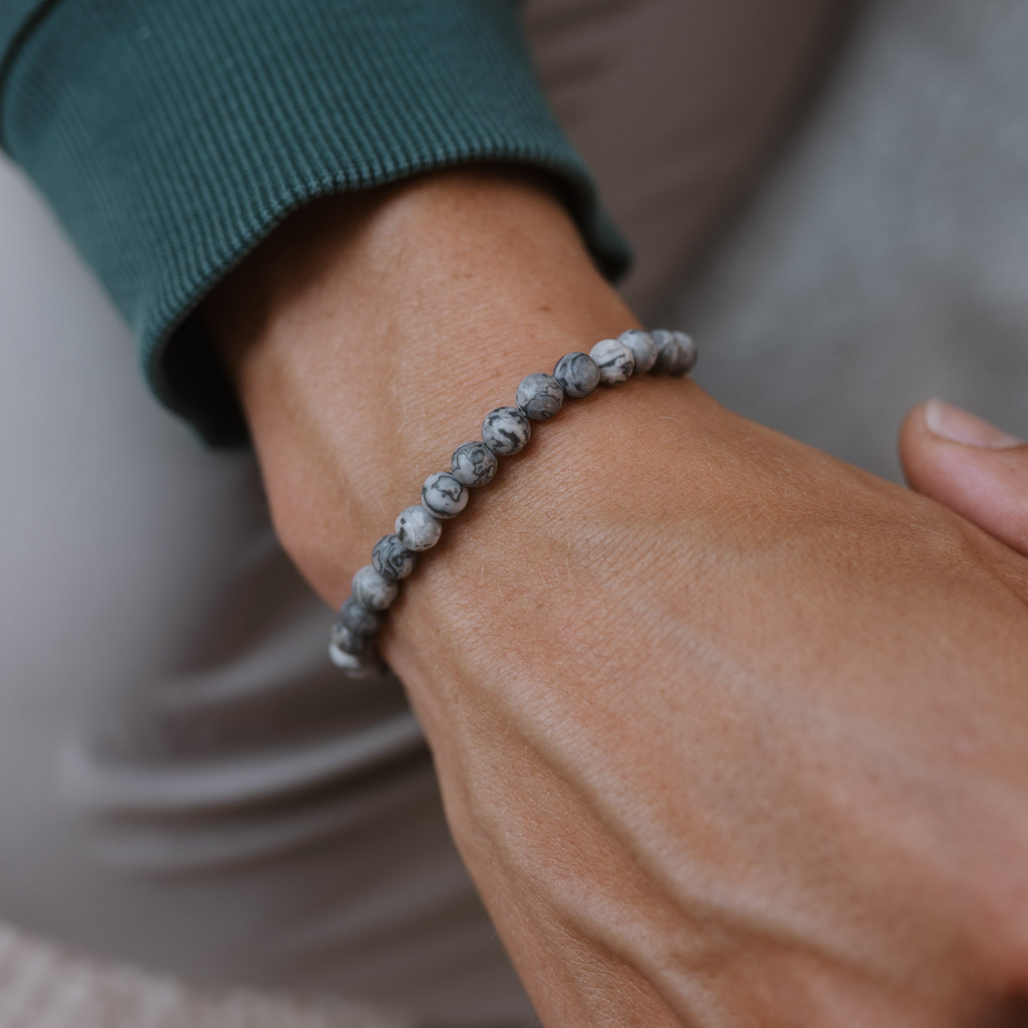 Kanto Lampo Natural Stone Beaded Bracelet