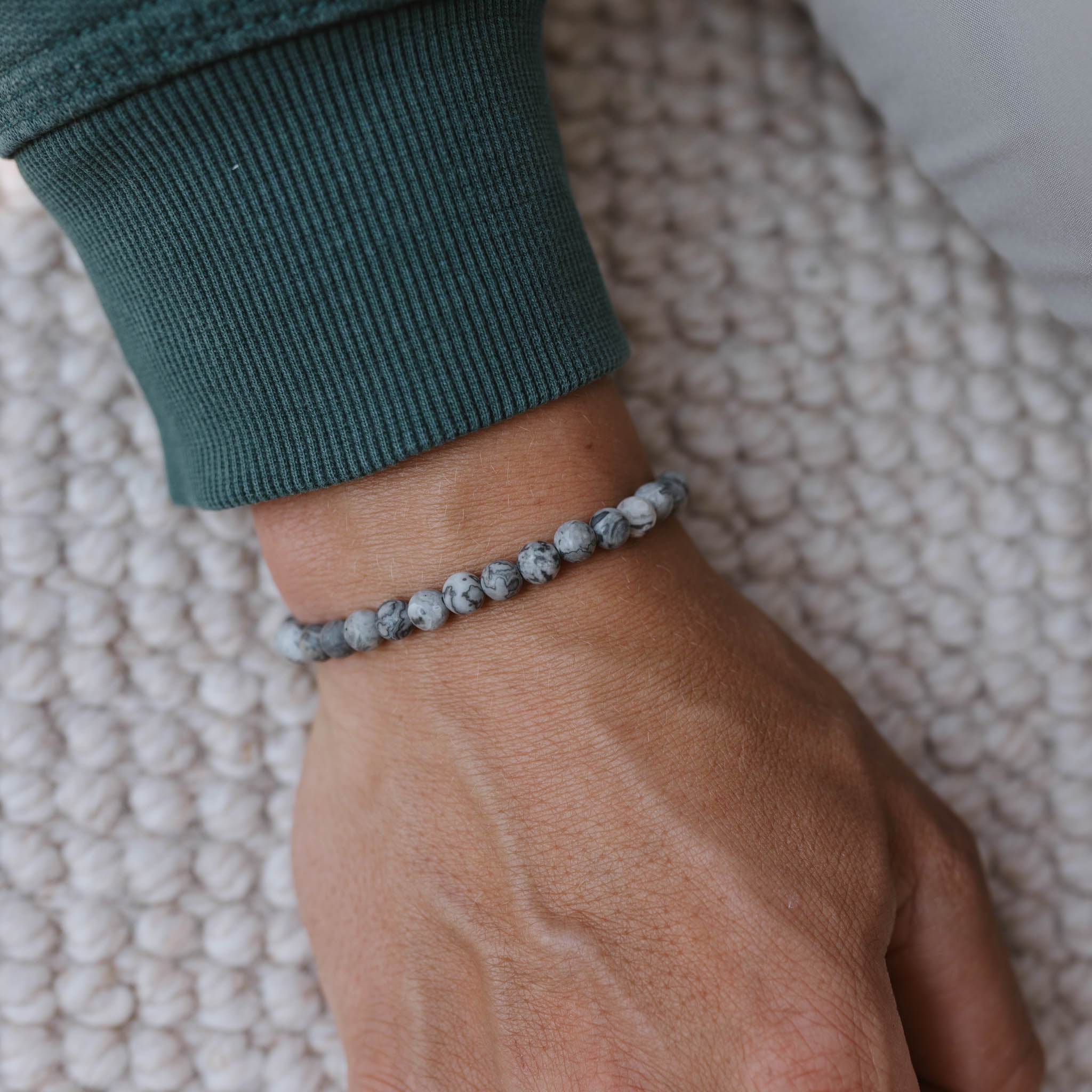 Kanto Lampo Natural Stone Beaded Bracelet