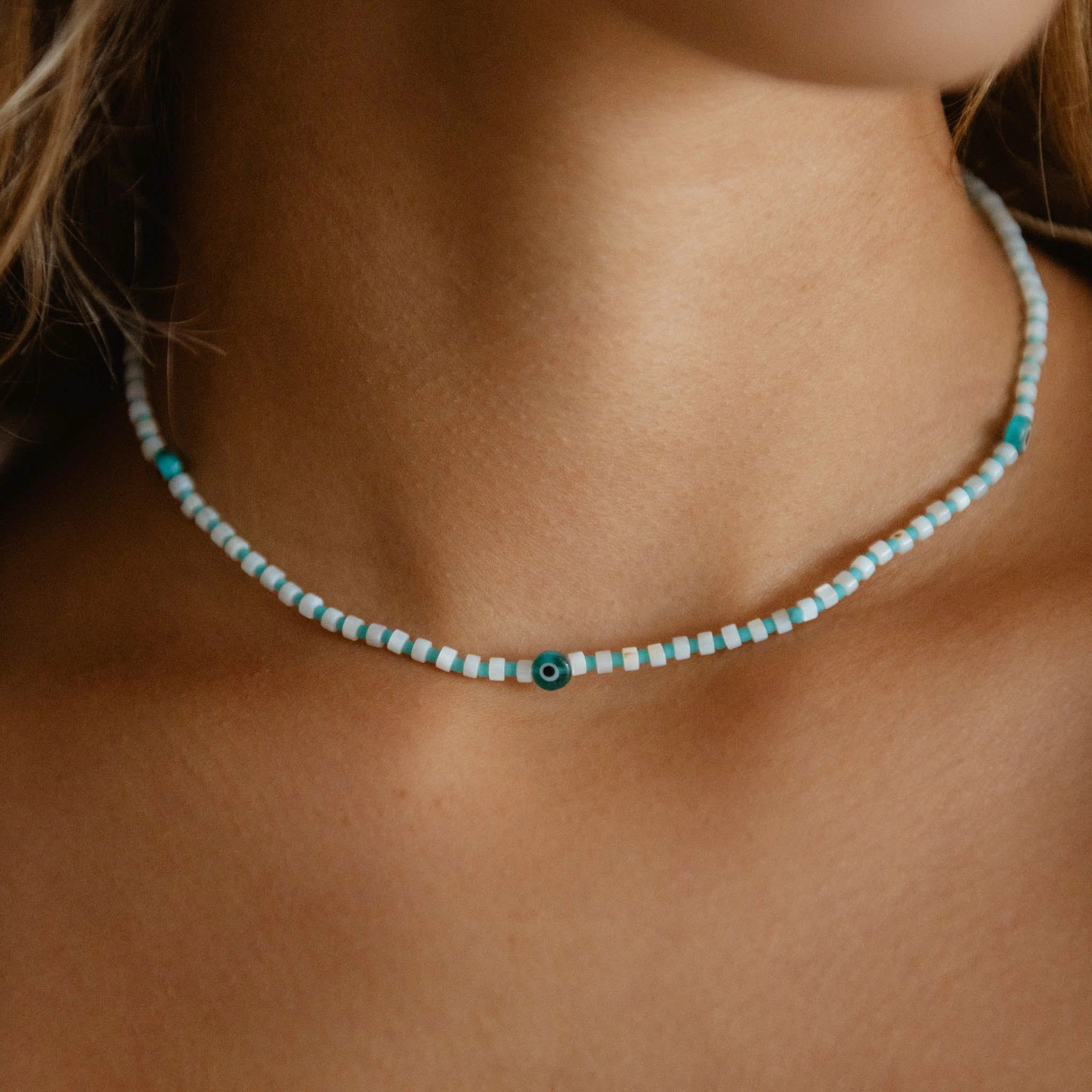 Hanauma Bay Evil Eye Necklace - Pineapple Island