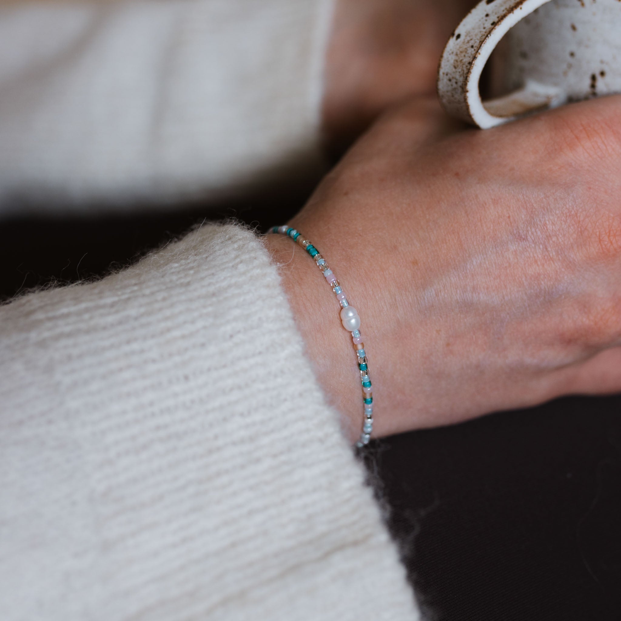 Apres Ski Pearl Beaded Bracelet