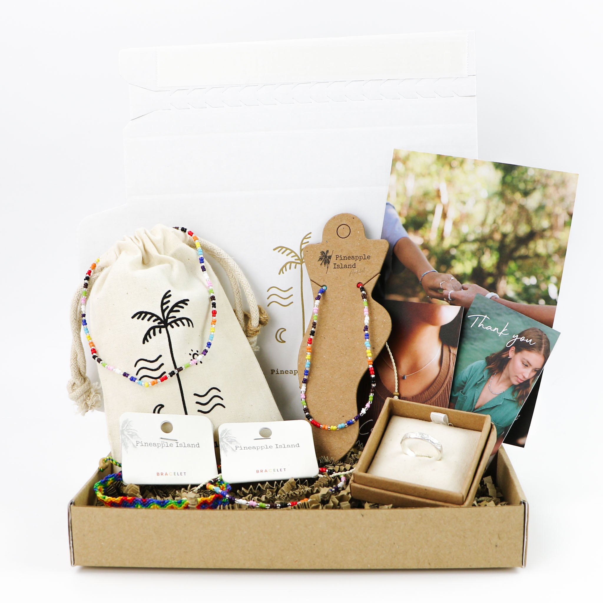 Just Like Us Pride Limited Addition Jewellery Letterbox - Pineapple Island