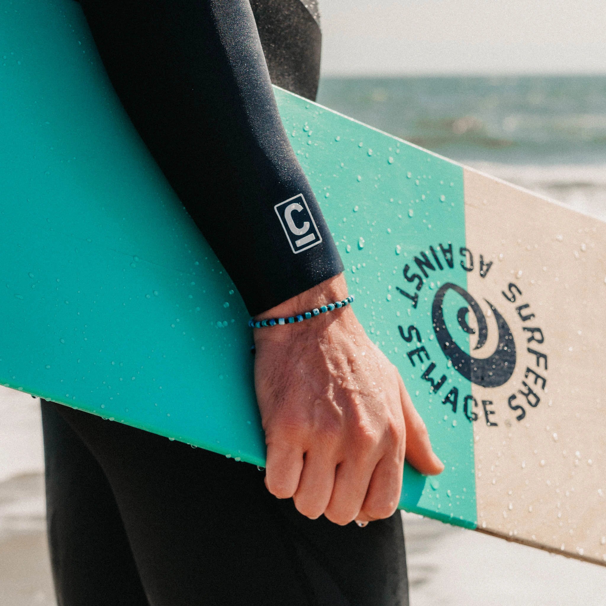 Surfers Against Sewage Recycled Bracelet - Pineapple Island