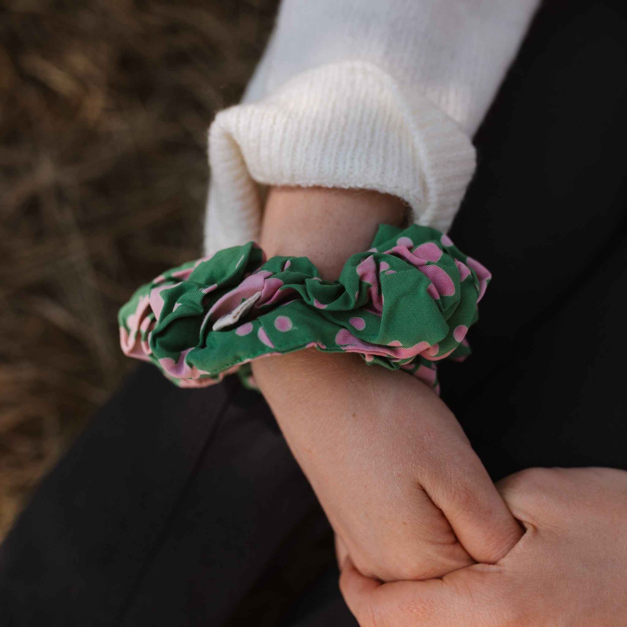 Handmade Fabric Off-Cut Scrunchies - Small