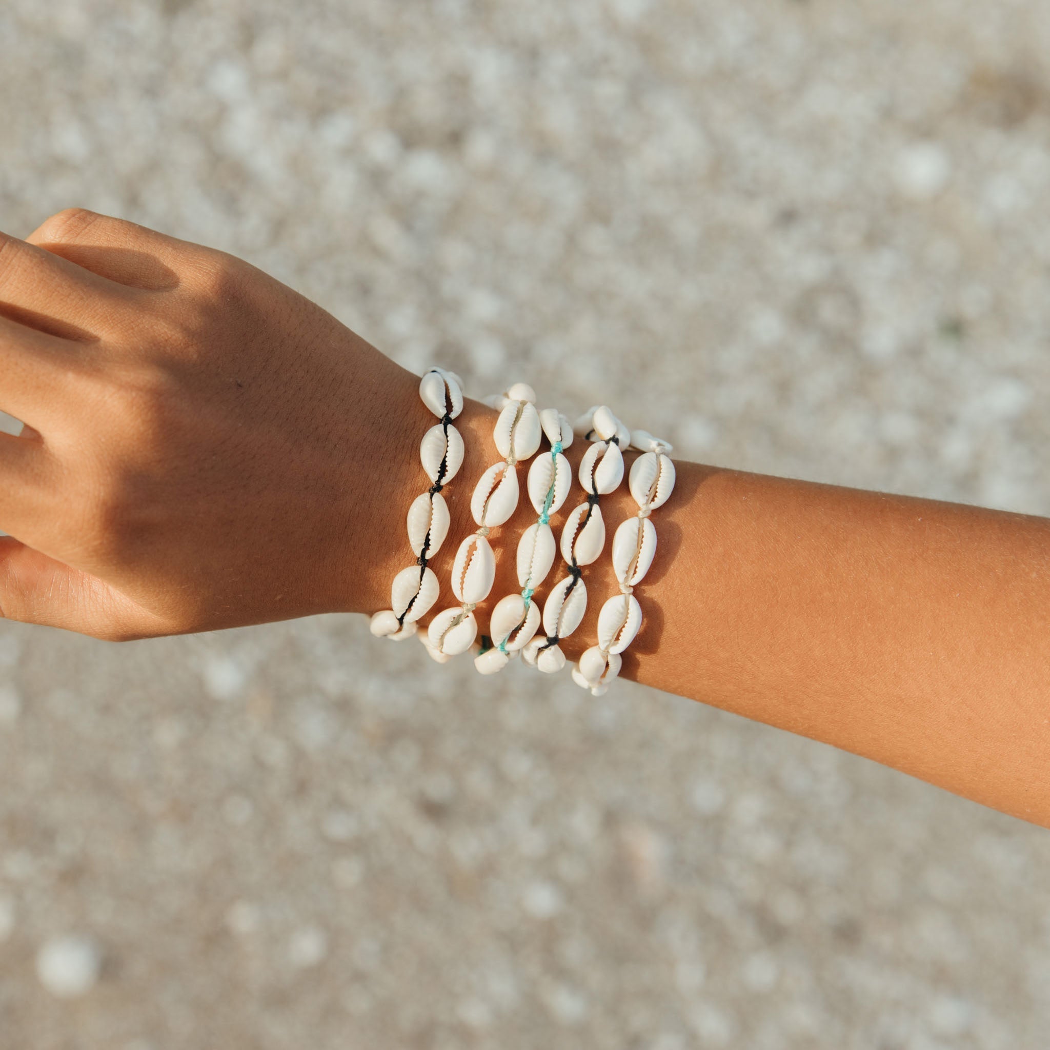 Livadi Cowrie Shell Bracelet Pineapple Island