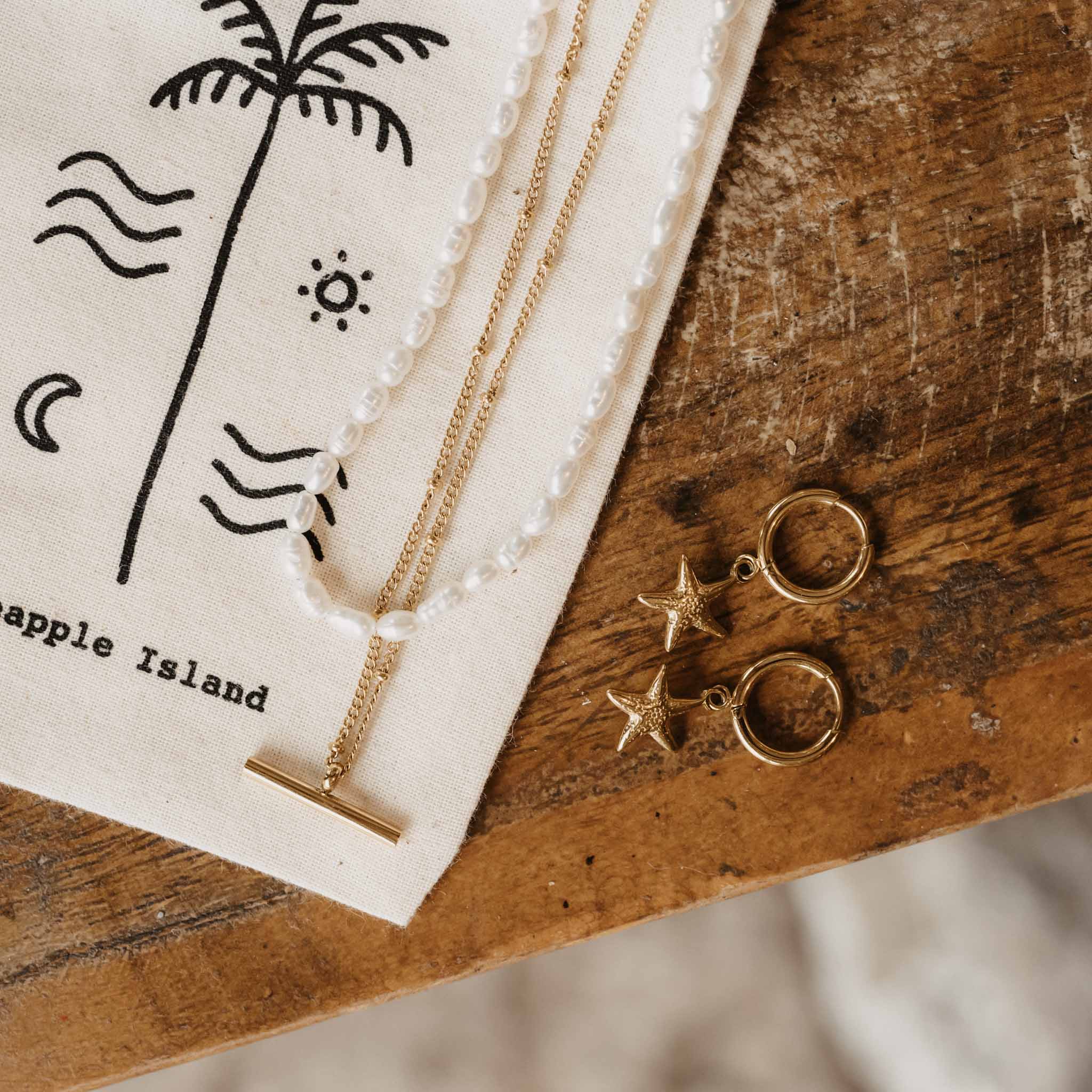 Starfish Hoop Earrings - Pineapple Island
