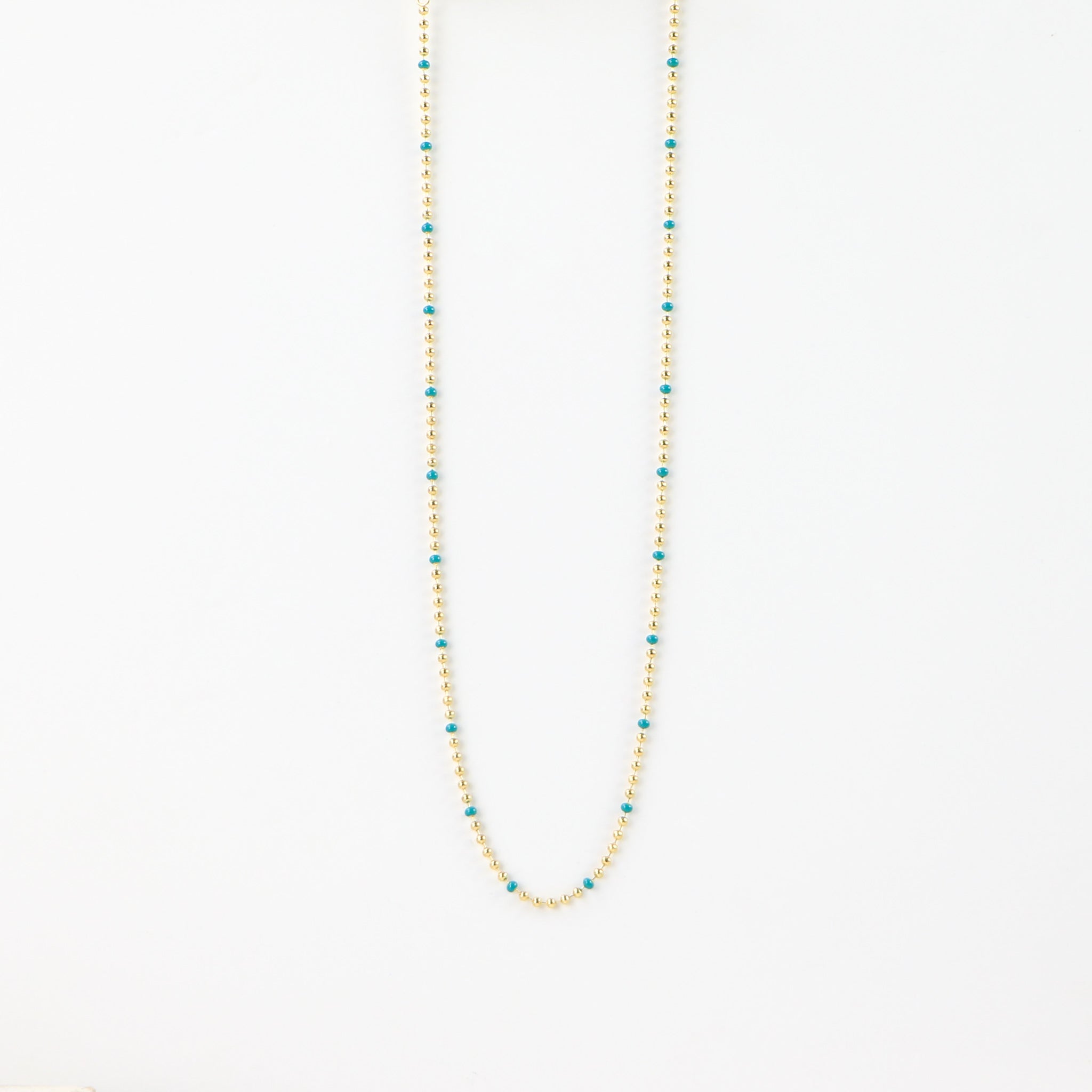 Enamel Chain Necklace - Pineapple Island