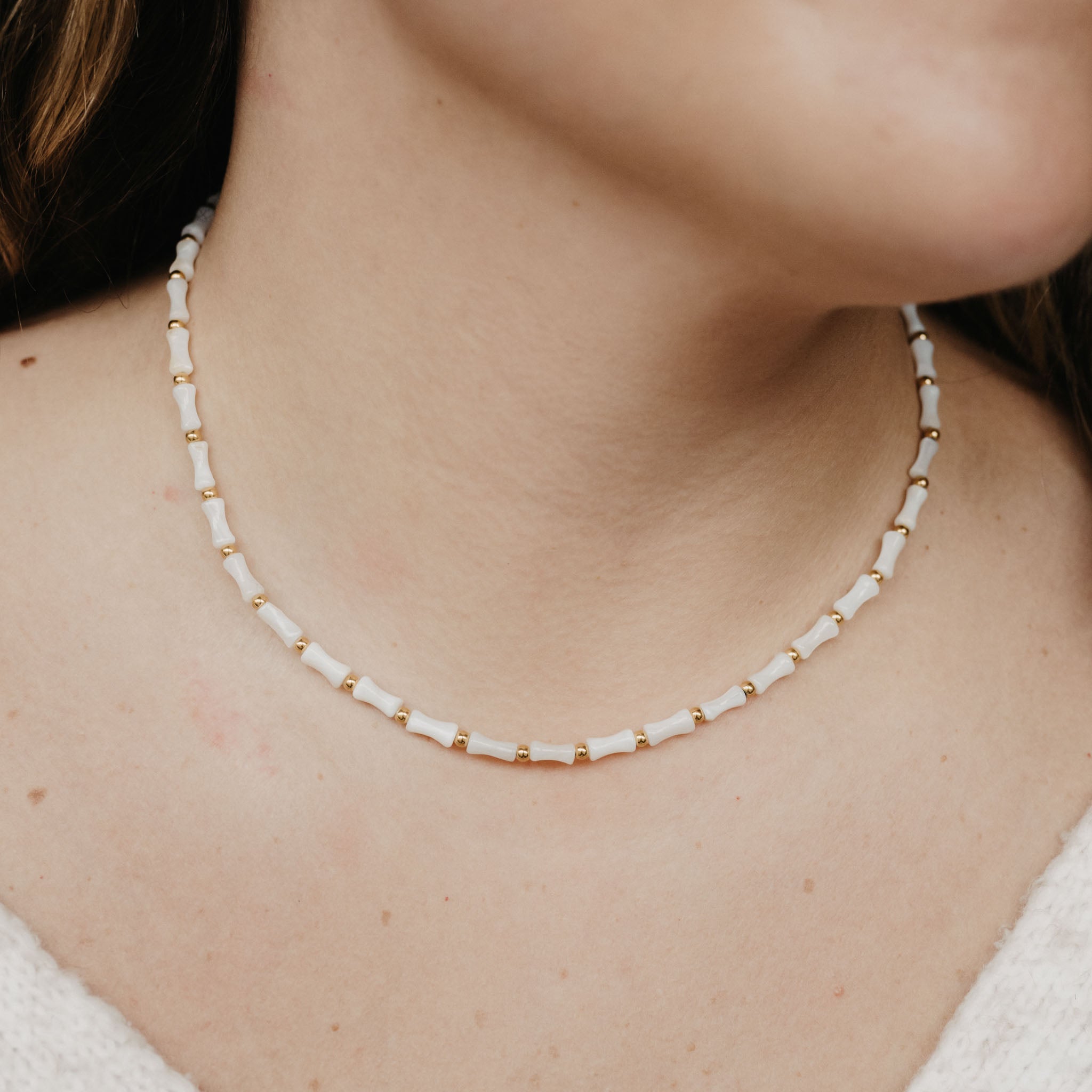 Mother of Pearl Necklace - Pineapple Island