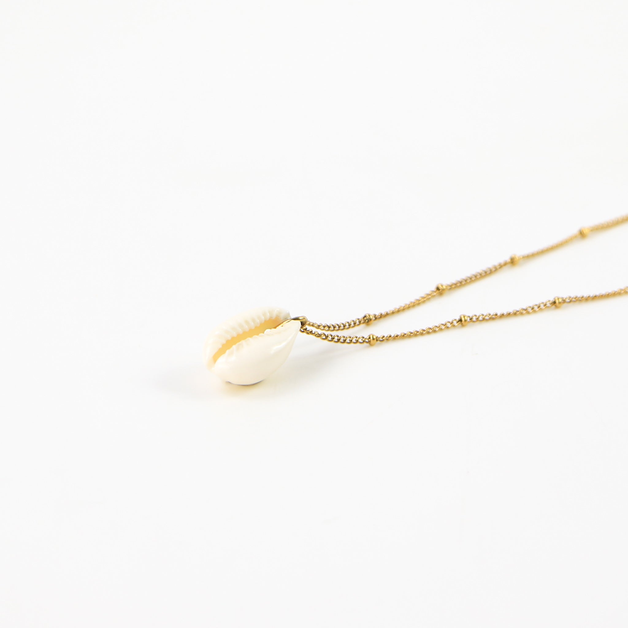 Cowrie Shell Chain Necklace - Pineapple Island