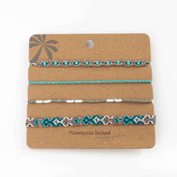 Tijuca Surf Bracelet Set - Pineapple Island