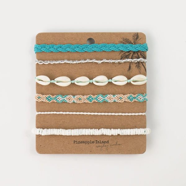 Kynance Handmade Bracelet Set - Pineapple Island