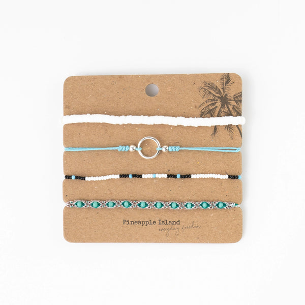 Alcudia Handmade Bracelet Set - Pineapple Island