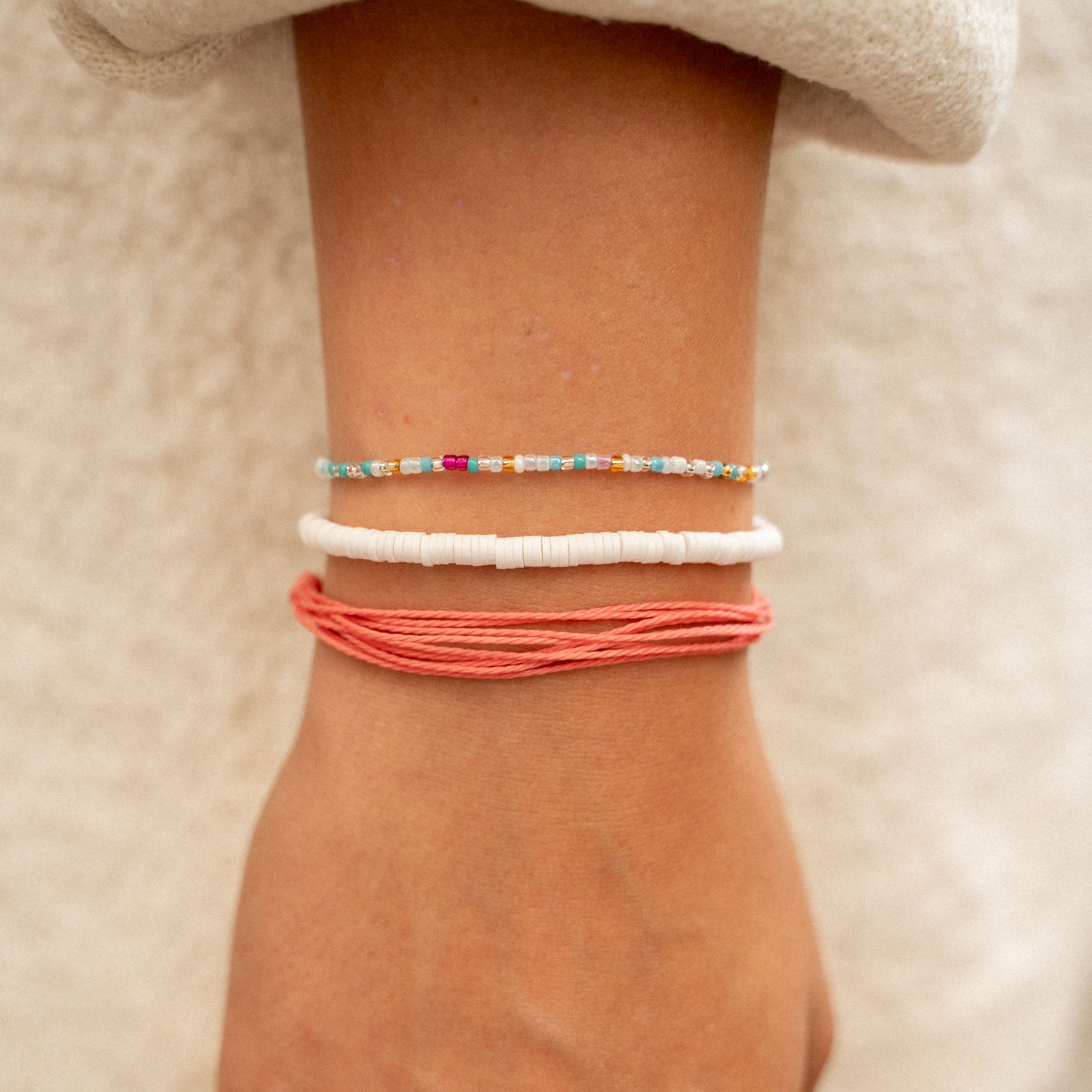 Boracay Colourful Beach Bracelet Set - Pineapple Island