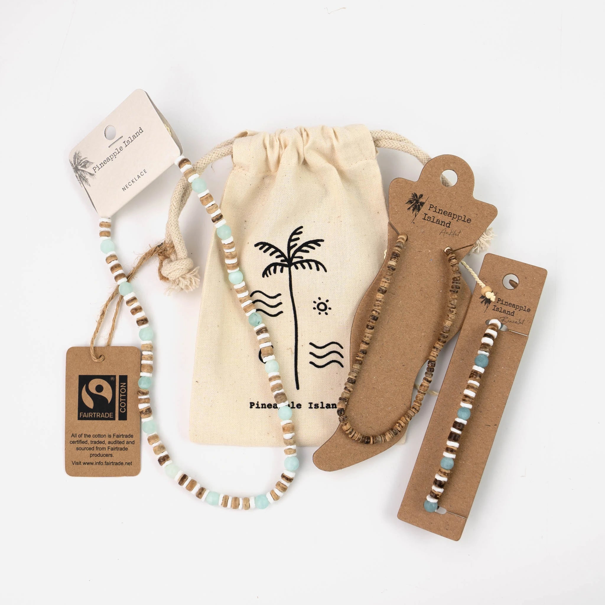 Manta Point Surfer Jewellery Set - Pineapple Island