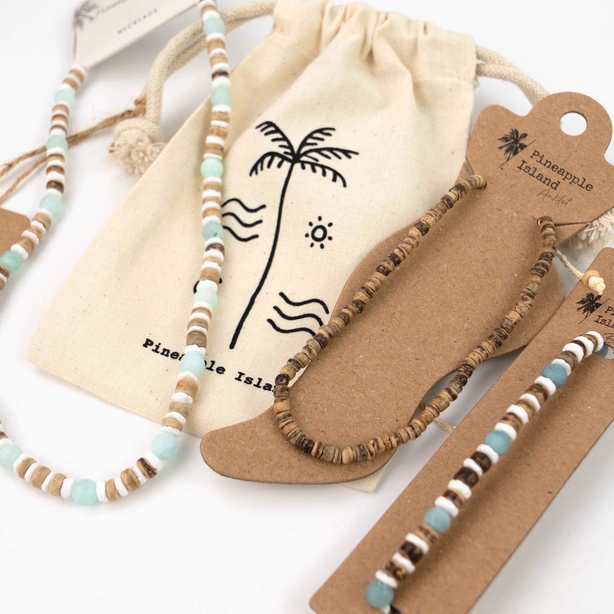 Manta Point Surfer Jewellery Set - Pineapple Island