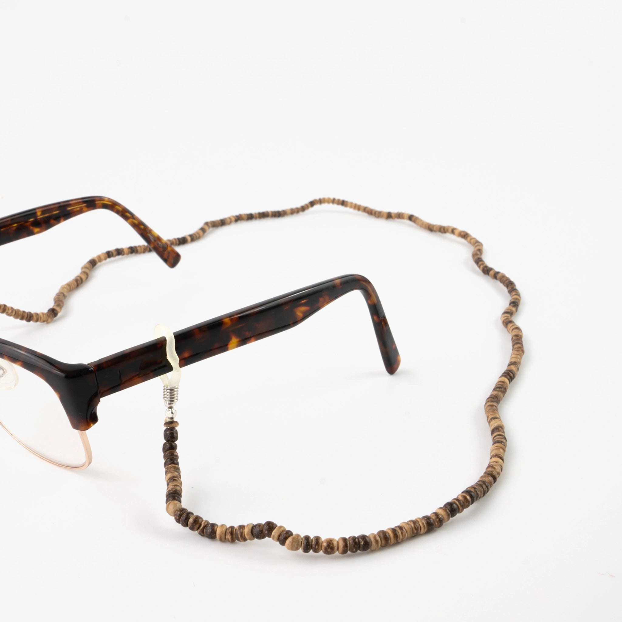 Pecatu Wood Bead Sunglass Chain - Pineapple Island