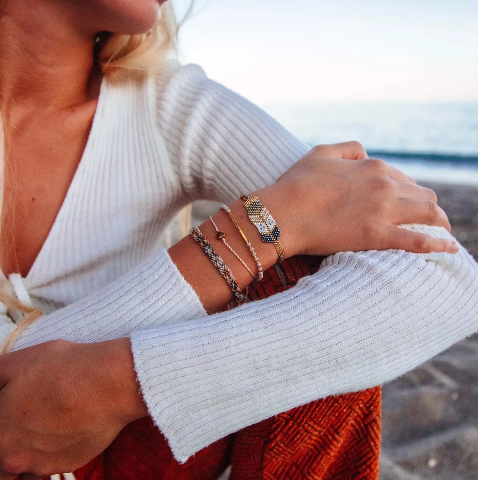 Bondi Soul Handmade Bracelet Set - Pineapple Island