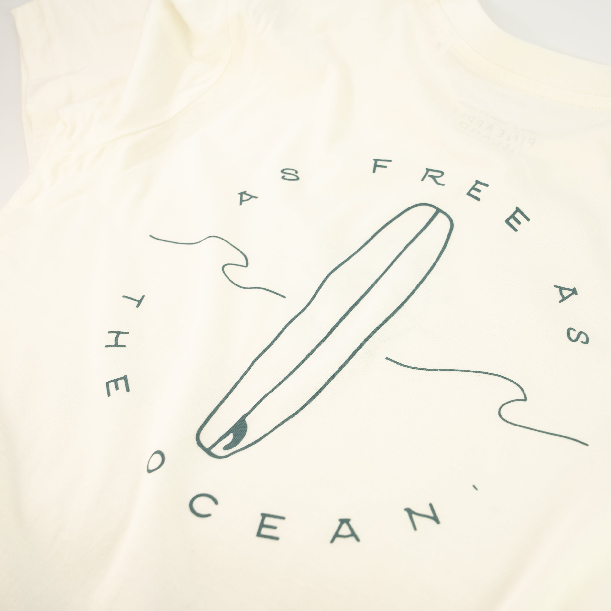 As Free As The Ocean Sustainable T-Shirt - Pineapple Island